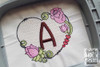 Heart Monogram  ABCs - U - Fits a 4x4" Hoop - Machine Embroidery Designs