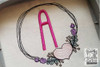 Heart Stain  ABCs -F- Fits a 4x4" Hoop - Machine Embroidery Designs