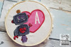 Robot Applique ABCs - B - Fits a 4x4" Hoop - Machine Embroidery Designs