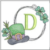 Shamrock ABCs - D - Embroidery Designs