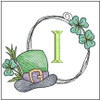 Shamrock ABCs - I - Embroidery Designs