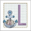 Sea Anchor ABCs - L - Embroidery Designs & Patterns