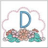 Wildflower ABCs - D - Embroidery Designs