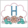 Wildflower ABCs - H - Embroidery Designs