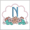 Wildflower ABCs - N - Embroidery Designs