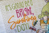Sunshiney Day (Phrase Only ) - Fits a 4x4" & 5x7"  Hoop - Machine Embroidery Designs