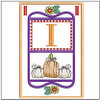 Fall Folk ABCs Bunting - I - Embroidery Designs & Patterns