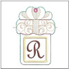 Present Gift Card Holder ABCs - R - Embroidery Designs