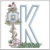 Birdhouse Applique ABCs - K - Machine Embroidery Designs
