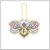 Bee Charm ABCs - F - Embroidery Designs & Patterns