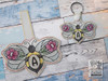 Bee Charm ABCs - J - Machine Embroidery Designs