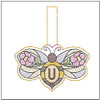 Bee Charm ABCs - U - Embroidery Designs & Patterns