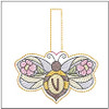 Bee Charm ABCs - V - Embroidery Designs & Patterns