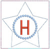 Patriotic Sachet ABCs - H - Machine Embroidery Designs