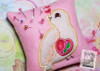 Sweet Finch In the Hoop Pincushion- 4x4 - Embroidery Designs
