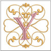 Monogram Swirls ABCs - Bundle - Fits a 4x4" Hoop - Embroidery Design