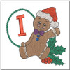 Gingerbread Man ABC's  Bundle - Embroidery Designs