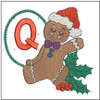 Gingerbread Man ABC's  Bundle - Embroidery Designs