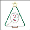Christmas Tree Advent - 3 - Embroidery Designs & Patterns