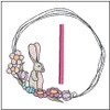 Bunny Wreath ABCs - Bundle - Embroidery Designs