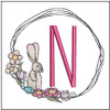 Bunny Wreath ABCs - Bundle - Embroidery Designs