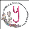 Bunny Wreath ABCs - Bundle - Embroidery Designs