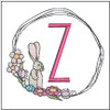 Bunny Wreath ABCs - Bundle - Embroidery Designs