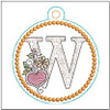 Heart Medallion ABCs -W- Embroidery Designs & Patterns