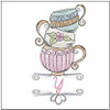 Teacups ABCs - Y - Embroidery Designs & Patterns