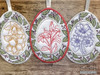 Daffodil Egg Ornaments/Coasters - Machine Embroidery