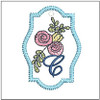 Rosebud ABCs Charm - C - Embroidery Designs & Patterns