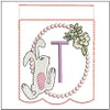 Bunny Bunting ABCs - T - Embroidery Designs & Patterns