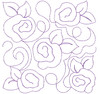 Rosettes Edge to Edge Quilt Block - Embroidery Designs