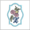 Rosebud ABCs Charm - X - Embroidery Designs & Patterns