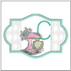 Mixer ABCs Coaster - C - Embroidery Designs & Patterns