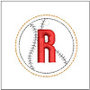 Baseball ABCs Charm - R - Embroidery Designs & Patterns -Updated