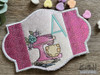 Mixer ABCs Coaster - F - Embroidery Designs & Patterns