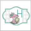 Mixer ABCs Coaster - H- Embroidery Designs & Patterns