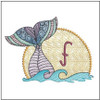 Mermaid ABCs Bundle - Machine Embroidery Design