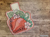 Strawberries Clothespin Magnet - Embroidery Designs & Patterns