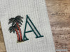Palm Trees ABCs-Q- Fits a 4x4" Hoop Embroidery Designs