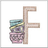 Mixing Bowls ABCs - F - Fits a 4x4" Hoop Embroidery Designs