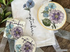 Aster Morning Glory Sachet - Birth Month Flower  - Machine Embroidery