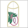 Holly Branch Gift Card ABCs Holder - Bundle - Machine Embroidery