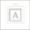 Square Medallion ABCs Charm - Bundle- Embroidery Designs & Patterns