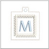 Square Medallion ABCs Charm - Bundle- Embroidery Designs & Patterns