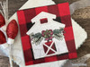 Holly Berry Holiday Barn  Applique - Embroidery Designs