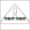 Holly Berry ABCs Corner Bookmark - G - Embroidery Designs & Patterns