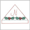 Holly Berry ABCs Corner Bookmark -N- Embroidery Designs & Patterns