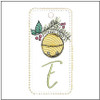 Jingle Bell ABCS Bookmark - E - Embroidery Designs & Patterns